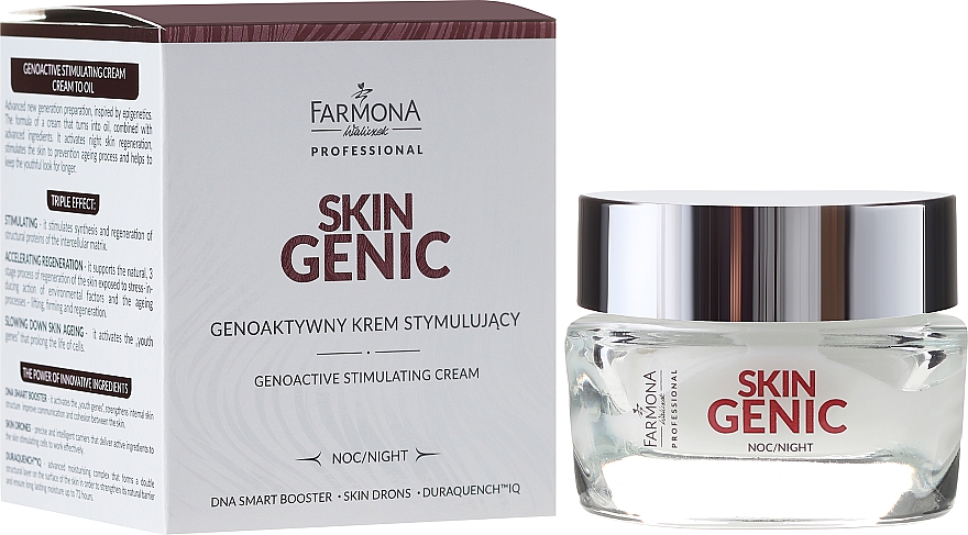 Anti-Aging Zellcreme für die Nacht - Farmona Professional Skin Genic — Bild N1