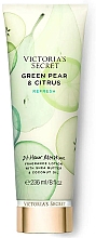 Parfümierte erfrischende und feuchtigkeitsspendende Körperlotion mit Sheabutter und Kokosnussöl - Victoria's Secret Green Pear & Citrus Refresh Fragrance Lotion — Bild N1