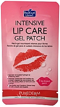 Intensiv feuchtigkeitsspendende und weichmachende Hydrogel-Lippenpatsches mit Sheabutter - Purederm Intensive Lip Care Gel Patch — Bild N1