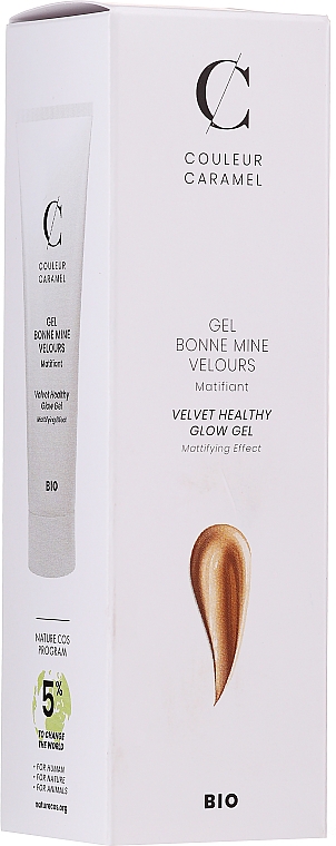 Mattierende Tönungs-Make-up Base - Couleur Caramel Velvet Healthy Glow Gel