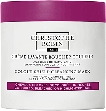 Reinigungsmaske für coloriertes und gesträhntes Haar - Christophe Robin Color Shield Cleansing Mask With Camu-Camu Berries — Bild N1