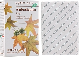 Parfümierte Seife Bernstein - L'Erbolario Ambraliquida Sapone — Bild N1