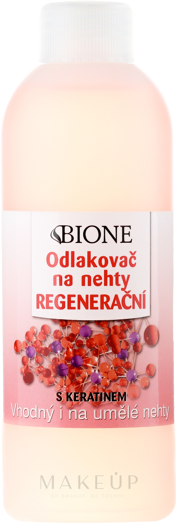 Regenerierender Nagellackentferner mit Keratin - Bione Cosmetics Regenerative Nail Polish Remover — Foto 200 ml