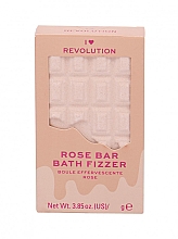 Badebombe Rose - I Heart Revolution Chocolate Bar Bath Fizzer "Rose" — Bild N1