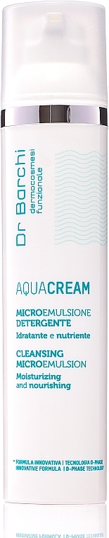 Reinigende Mikroemulsion für Gesicht, Hals und Dekolleté - Dr Barchi Aqua Cream Cleansing Microemulsion — Bild N4