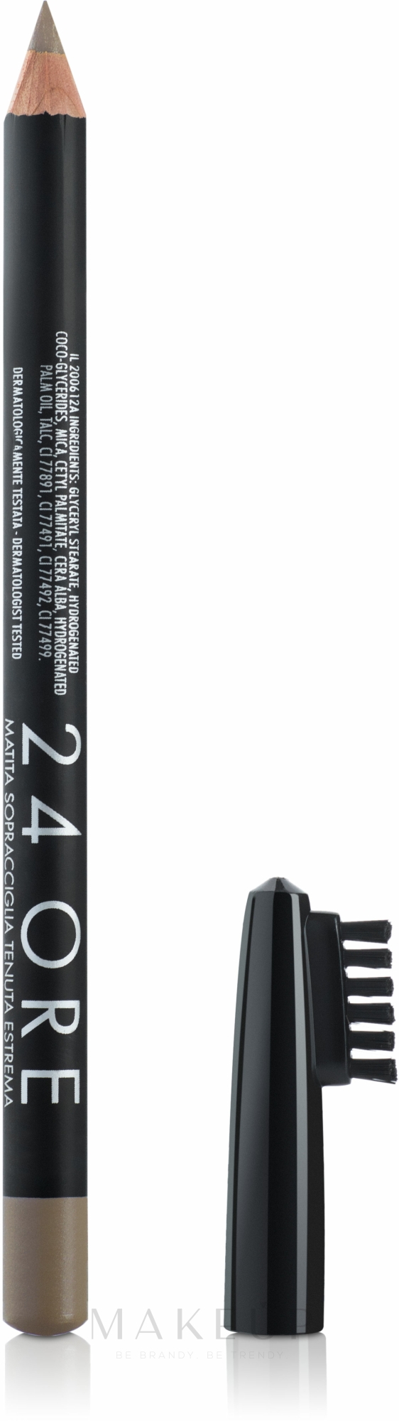 Augenbrauenstift mit Bürste - Deborah 24Ore Eyebrow Pencil — Bild 281