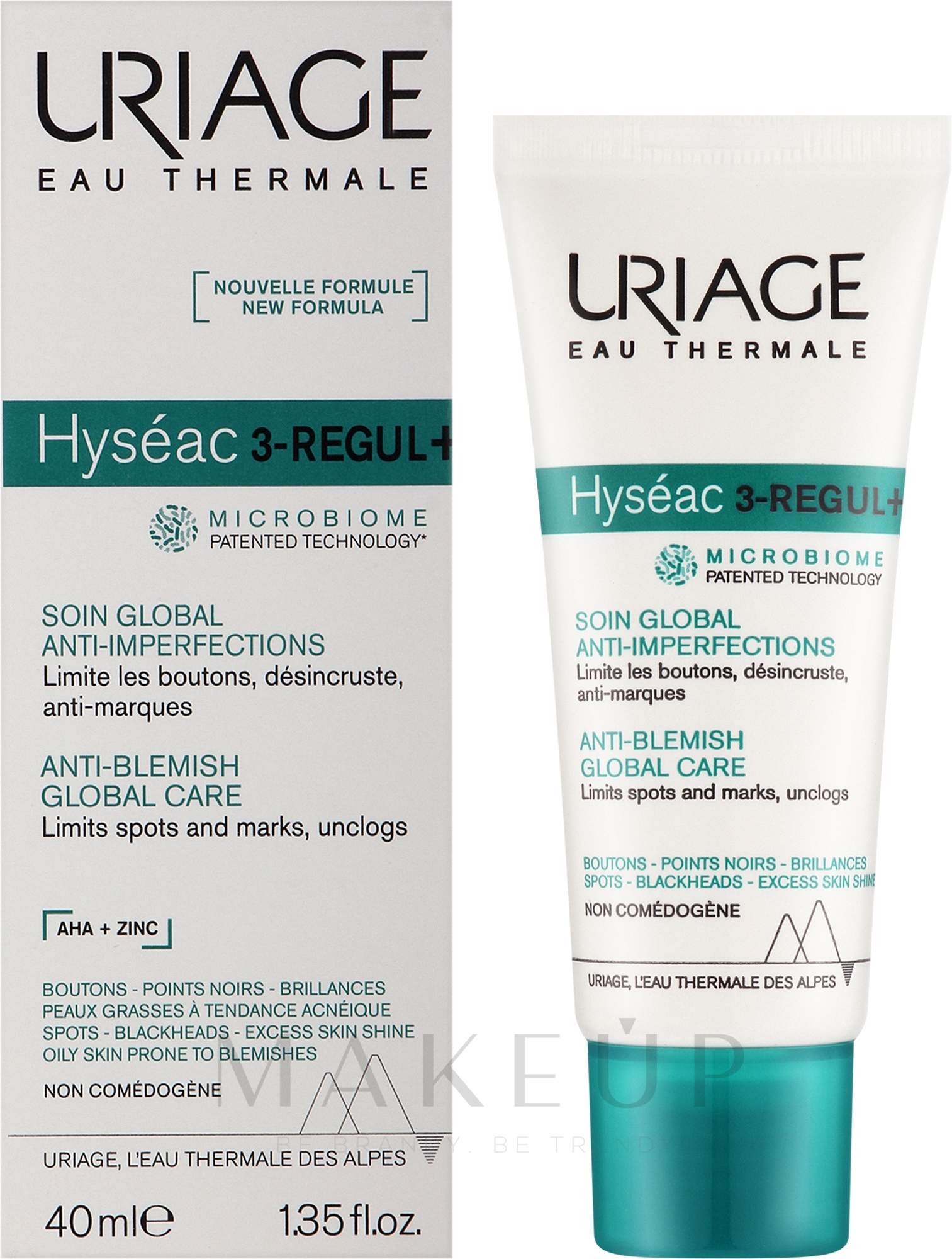 Pflegeprodukt gegen Hautunreinheiten - Uriage Hyseac 3 Regul+ Anti-Blemish Global Care  — Bild 40 ml