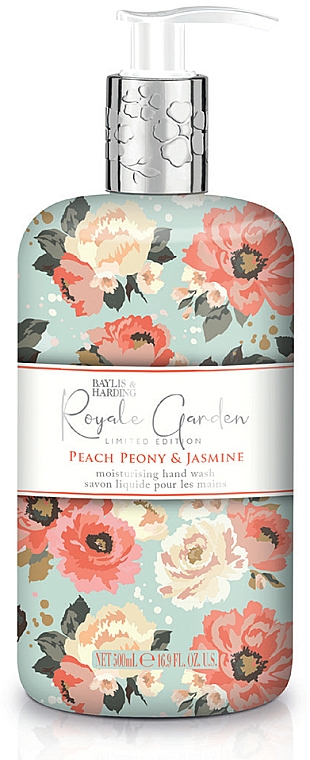 Flüssige Handseife Peach Peony & Jasmine - Baylis & Harding Royale Garden Peach Peony & Jasmine Hand Wash — Bild N1