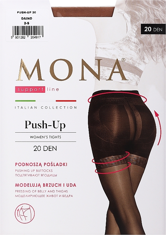 Strumpfhose für Damen Push-Up 20 Den daino - MONA — Bild N1