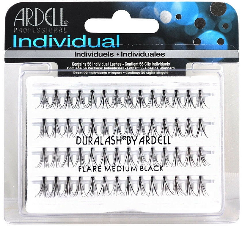 Wimpernbüschel - Ardell Duralash Individual Flare Medium Black — Bild N1