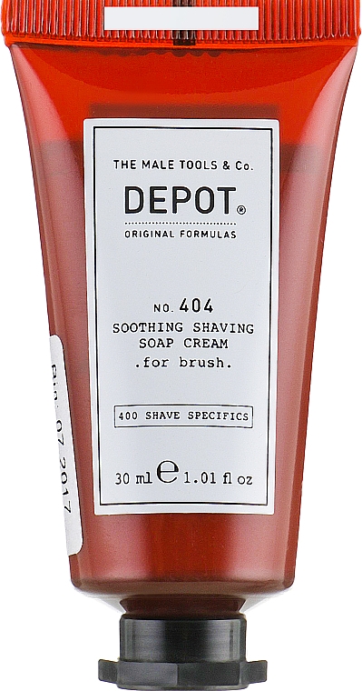 Beruhigende Rasiercreme - Depot Shave Specifics 404 Soothing Shaving Soap Cream — Bild N1