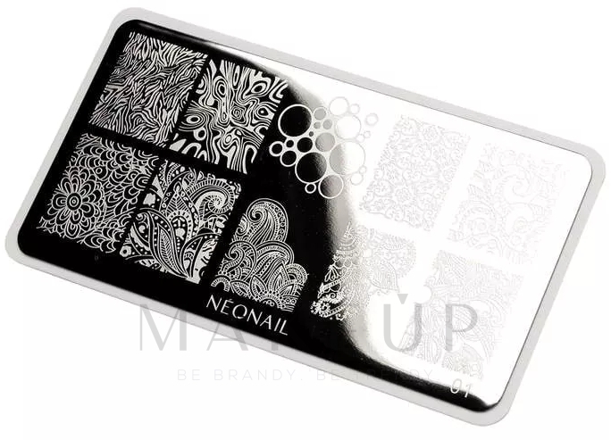 Stempelplatte - NeoNail Professional Plate For Stamping — Bild 01