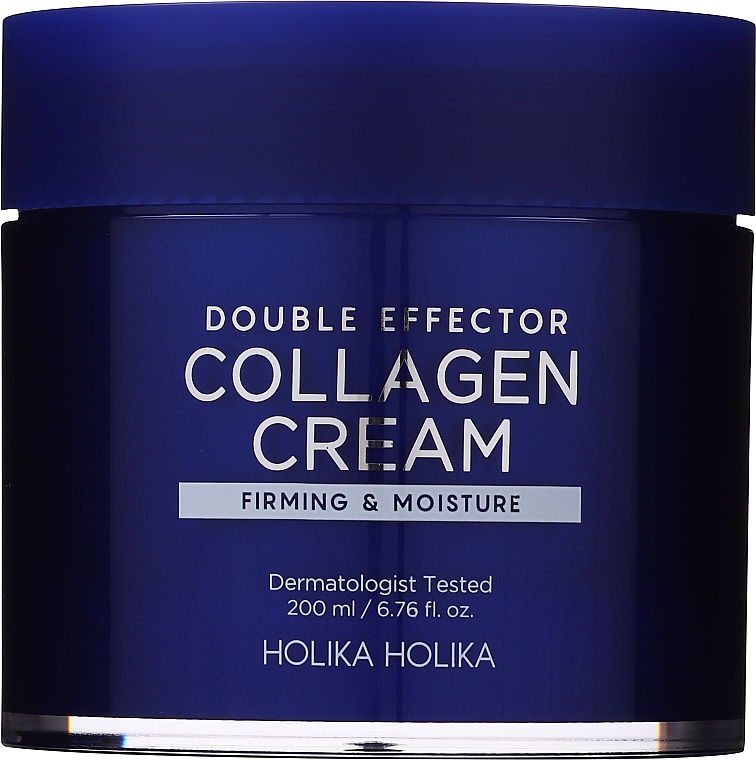 Kollagen-Gesichtscreme mit feuchtigkeitsspendender und straffender Wirkung - Holika Holika Double Effector Collagen Cream — Bild N1
