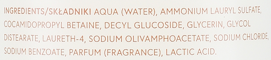 Mildes pflegendes und erfrischendes Duschgel mit Milchsäure und Phytosterolen aus Oliven - Ziaja Naturalnie Pielegnujemy Gel — Bild N2