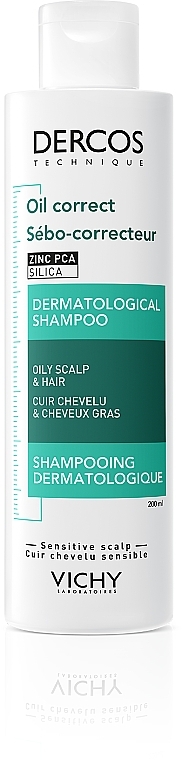 Dermatologisches Shampoo für fettiges Haar - Vichy Dercos Oil Control Treatment Shampoo