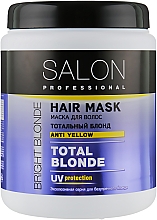 Haarmaske gegen Gelbstich - Salon Professional Hair Mask Anti Yellow Total Blonde — Bild N3