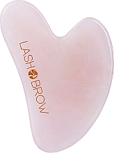Gesichtsmassage-Platte aus Jade rosa - Lash Brow — Bild N1