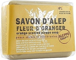 Düfte, Parfümerie und Kosmetik Pflegende Aleppo-Seife mit Orangenduft für trockene Gesichts- und Körperhaut - Tade Aleppo Orange Scented Soap