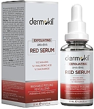 Düfte, Parfümerie und Kosmetik Peeling-Serum für das Gesicht - Dermokil Exfoliating AHA+BHA Red Serum