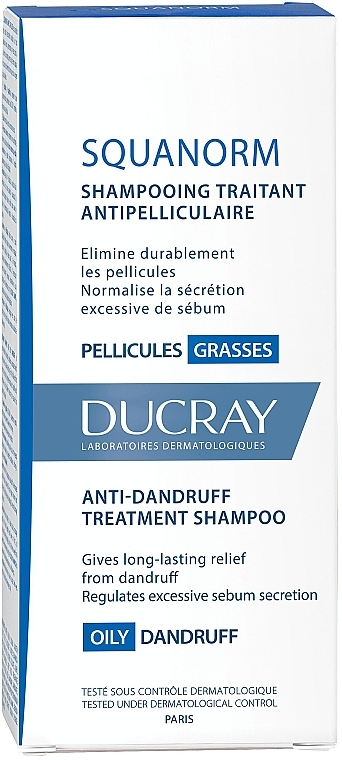 Shampoo gegen fettige Schuppen - Ducray Squanorm Kertiol Shampoo — Bild N3