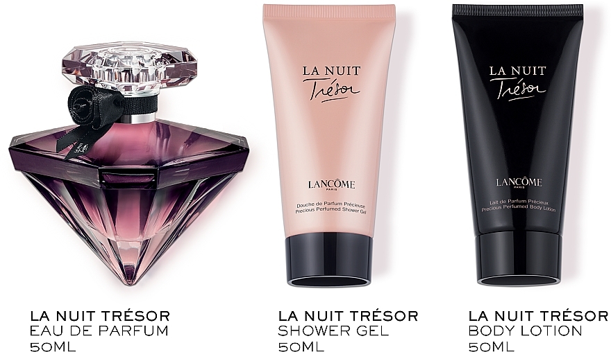 Lancome La Nuit Tresor - Duftset (Eau de Parfum 50ml + Körperlotion 50ml + Duschgel 50ml) — Bild N3