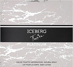 Iceberg Twice Platinum - Duftset (Eau de Toilette /125 ml + Körperlotion /100 ml)  — Bild N1