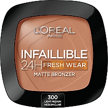 Düfte, Parfümerie und Kosmetik Bräunungspuder - L'Oreal Paris Infallible 24h Freshwear Bronzer