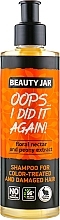 Shampoo für gefärbtes Haar Oops…I did it again! - Beauty Jar Shampoo For Colour-Treated And Damaged Hair (mit Spender)  — Bild N1