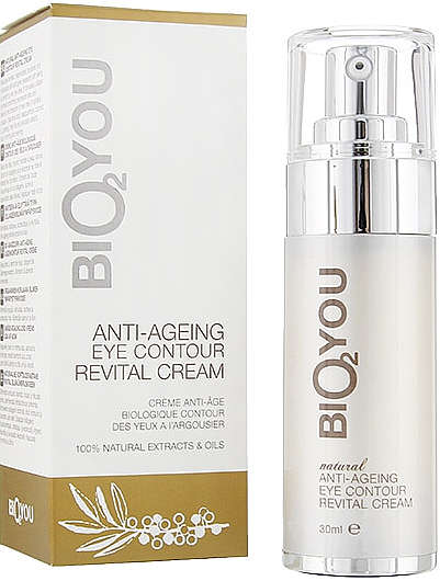 Anti-Aging-Creme für die Augenpartie - Bio2You Natural Anti-Ageing Eye Contour Revital Cream — Bild N1