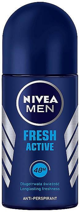 Deo Roll-on Antitranspirant - NIVEA MEN Fresh Active Antiperspirant Deodorant Roll-on — Bild N1