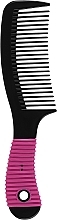 Haarkamm mit gummiertem Griff 499835 schwarz - Inter-Vion — Bild N1
