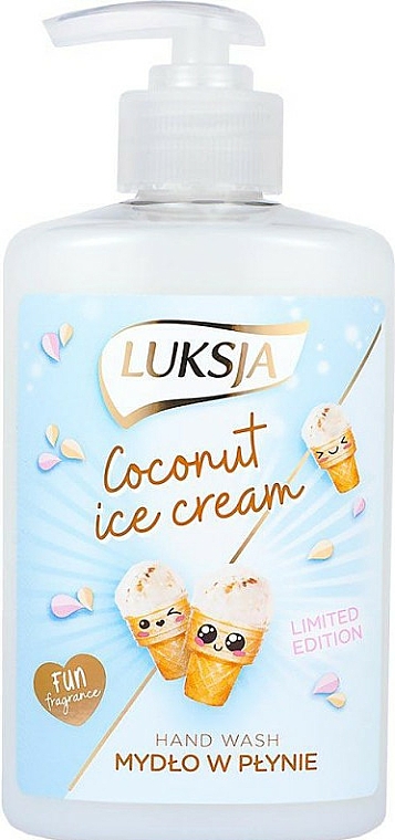 Flüssige Cremeseife mit Kokoseisduft - Luksja Coconut Ice Cream Hand Wash — Bild N1