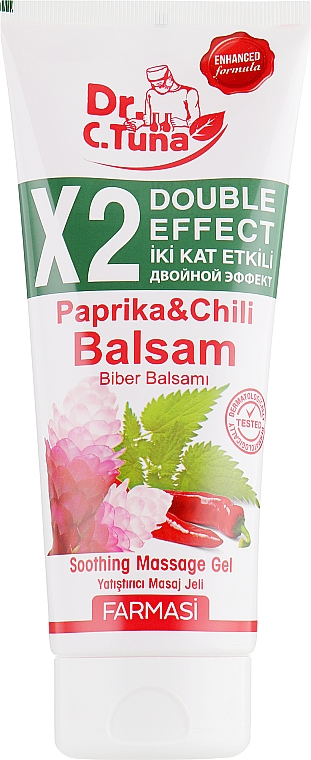 Massagegel mit Chilischote - Farmasi Dr.Tuna Paprika Balsam — Bild N2