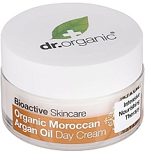 Düfte, Parfümerie und Kosmetik Pflegende Tagescreme mit marokkanischem Arganöl - Dr. Organic Bioactive Skincare Organic Moroccan Argan Oil Day Cream