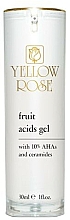 Regenerierendes und verjüngendes Gesichtsgel mit AHA-Säuren und Ceramiden - Yellow Rose Fruit Acids Gel — Bild N1