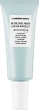 Glättende Creme mit UVA- und UVB Filtern SPF50 - Comfort Zone Sublime Skin Color Perfect SPF50 — Bild N1