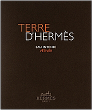 Düfte, Parfümerie und Kosmetik Terre D'Hermes Eau Intense Vetiver - Duftset (Eau de Parfum 100ml + Duschgel 80ml)