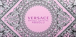 Düfte, Parfümerie und Kosmetik Versace Bright Crystal Absolu - Duftset (Eau de Parfum 90ml + Körperlotion 100ml + Kosmetiktasche)