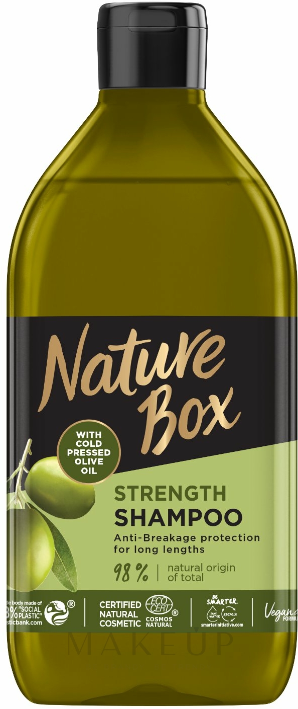 Shampoo mit Olivenöl für lange Haare - Nature Box Shampoo Olive Oil — Bild 385 ml