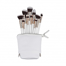 Düfte, Parfümerie und Kosmetik ILU Basic Mu White Makeup Brush Set - ILU Basic Mu White Makeup Brush Set