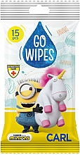 Düfte, Parfümerie und Kosmetik Feuchttücher Minions Carl 15 St. - Go Wipes Carl