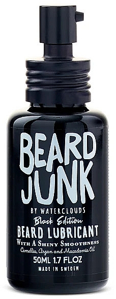 Bartöl - Waterclouds Beard Junk Beard Lubricant Black Edition — Bild N1