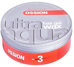 Düfte, Parfümerie und Kosmetik Modellierendes Haarwachs - Morfose Ossion Ultra Aqua Hair Red Gel Wax