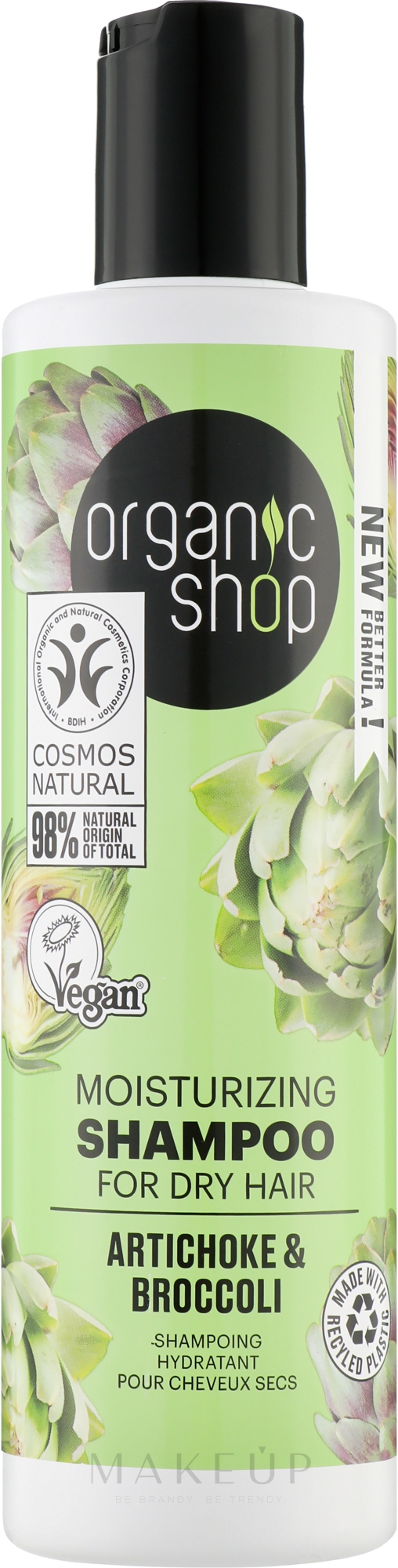 Haarshampoo Artischocke und Brokkoli - Organic Shop Shampoo — Bild 280 ml