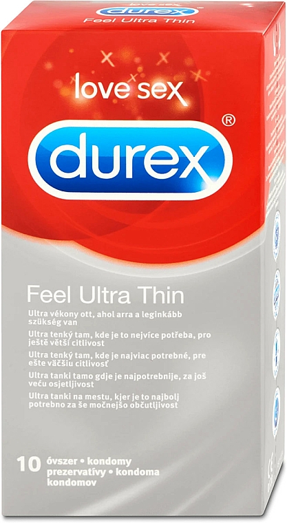 Ultradünne Kondome 10 St. - Durex Feel Ultra Thin — Bild N1