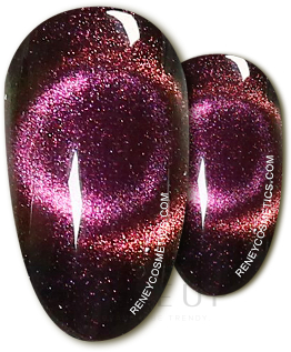 Gel-Nagellack Katzenauge - Reney Cosmetics Cat Eye 9D Magic Space — Bild 03