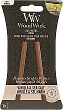 Düfte, Parfümerie und Kosmetik Auto-Lufterfrischer (Refill) - Woodwick Vanilla & Sea Salt Auto Reeds Refill