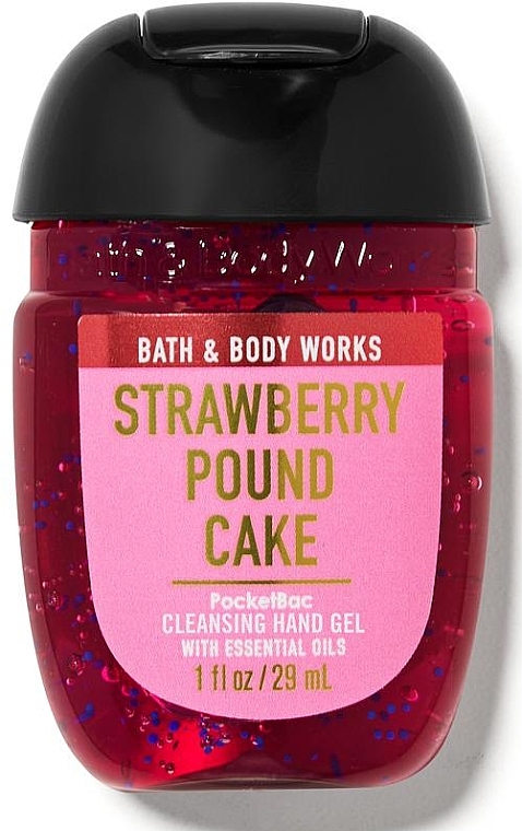 Antibakterielles Handgel Strawberry Pound Cake - Bath and Body Works Anti-Bacterial Hand Gel — Bild N1