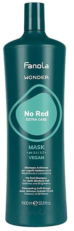 Maske zur Neutralisierung von Rottöne - Fanola Wonder No Red Extra Care Mask — Bild N1