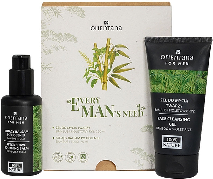 Set - Orientana Every Man's Need (ash/balm/75ml + f/gel/150ml) — Bild N1